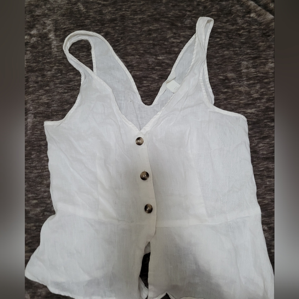 H&M women's white tank